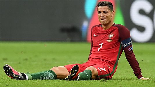 Cristiano Ronaldo sufre un esguince del ligamento interno de su rodilla izquierda