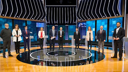 Especial informativo - Elecciones en Catalua  Debate a nueve candidatos