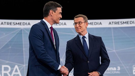 S�nchez y Feij�o se enredan en un cara a cara lleno de reproches e interrupciones