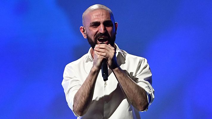 El representante georgiano Tornike Kipiani en R�terdam 2021