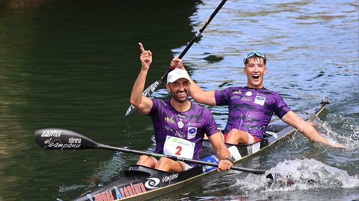 Walter Bouzn y Bertn Llera triunfan en el Descenso Internacional del Sella 2025