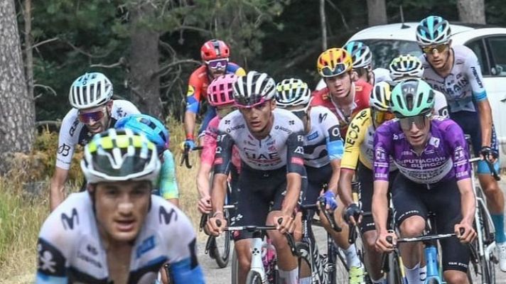 Isaac del Toro, en la Vuelta a Burgos 2025