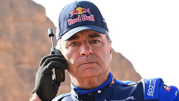 Carlos Sainz completa la etapa marat�n sin embrague: "Cre�amos que se acababa el Dakar"