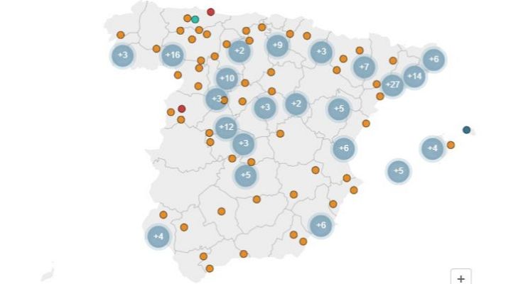 Mapa zonas catastr�ficas