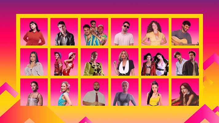 Conoce a los 18 concursantes del Benidorm Fest 2027
