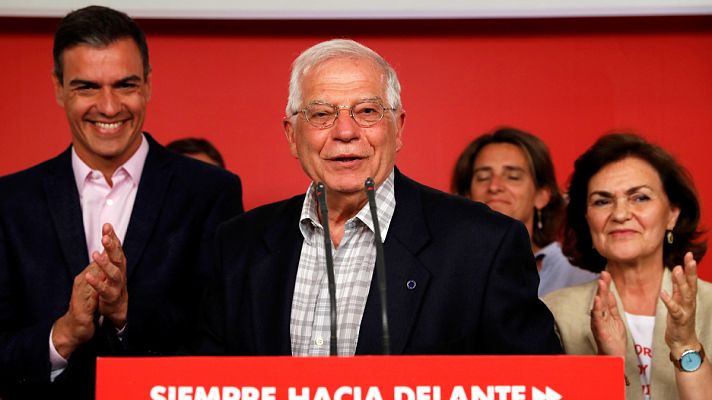 Borrell celebra la victoria del PSOE en las europeas y destaca la tradicin profundamente europesta del partido