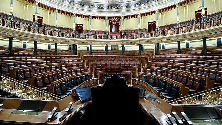 Investidura  hemiciclo del Congreso de los Diputados