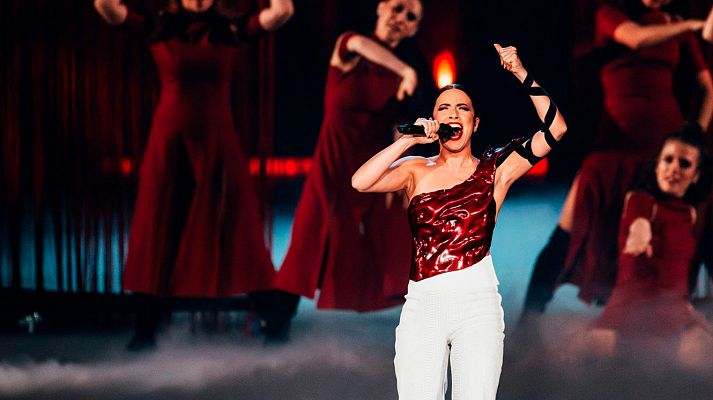 Eurovisin 2023 - Espaa  Blanca Paloma canta  Eaea  en la final