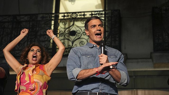 S�nchez celebra los resultados del 23J en Ferraz   El bloque involucionista ha fracasado