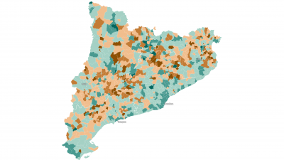 Mapa participacin elecciones catalanas