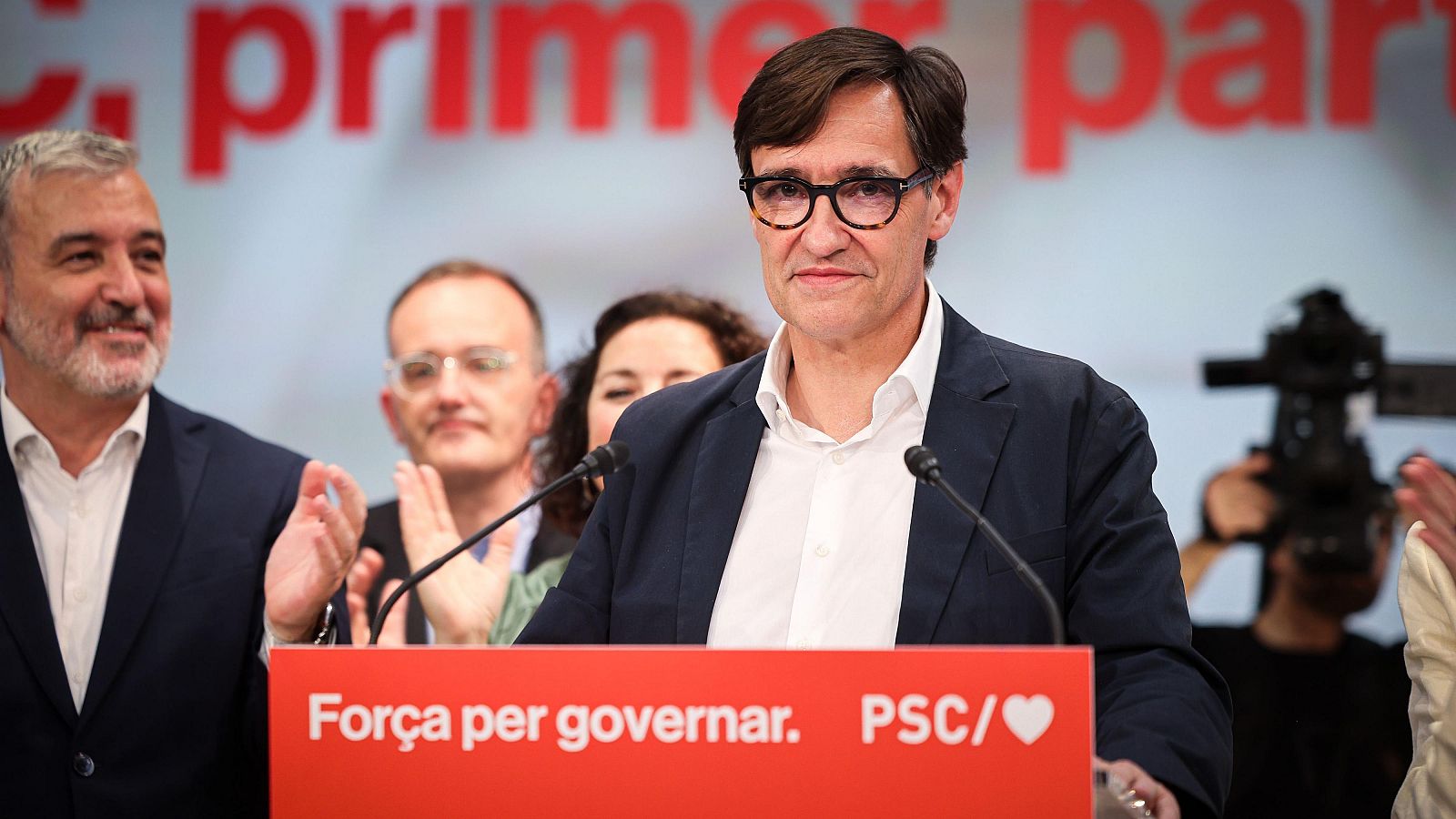 El socialista Salvador Illa, guanyador de les eleccions catalanes 2024