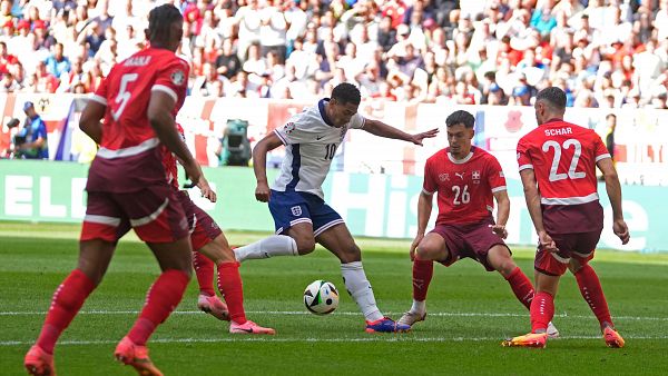 Inglaterra  y Suiza se enfrentan en cuartos de final de la Eurocopa 2024