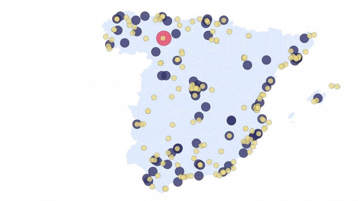 Dnde ha tocado la Lotera del Nio 2025? Consulta el mapa de la suerte