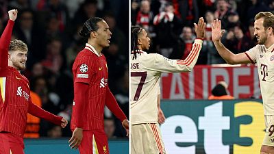 Bayern y Liverpool ponen pie y medio en cuartos de final de la Champions League