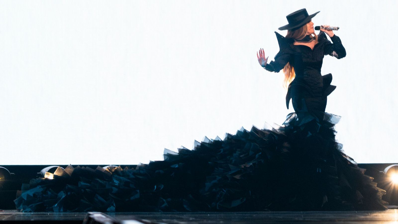 Melody, durante su primer ensayo en Basilea