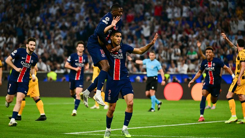 Hakimi marca el primer gol de la final de la Champions League contra el Inter