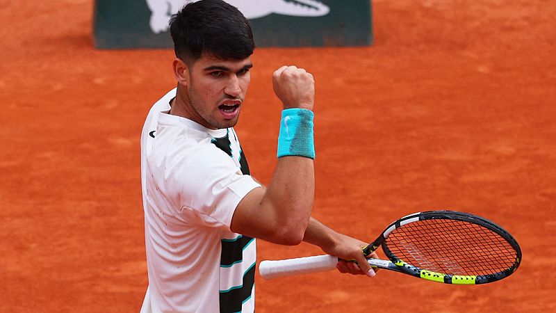 Alcaraz se ha metido en los cuartos de final de Roland Garros