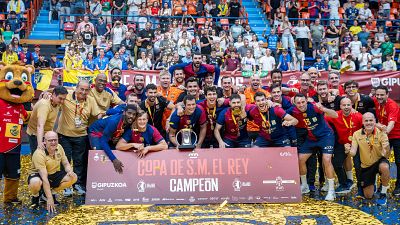 Copa del Rey de balonmano | Barcelona - Ademar Len: resumen en vdeo