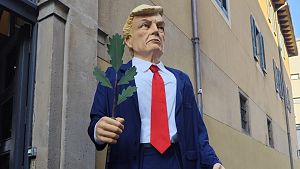 Trump gigante CCCB Barcelona