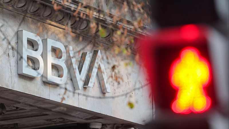 Logo de la entidad bancaria del BBVA