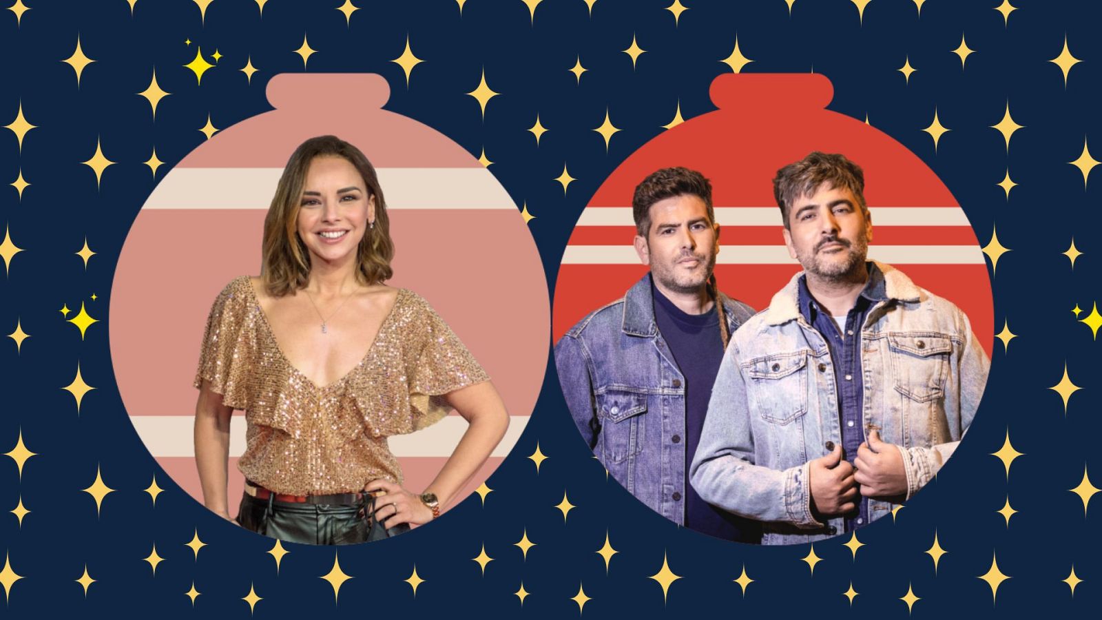 Chenoa y Estopa, presentadores de las Campanadas 2026 en RTVE