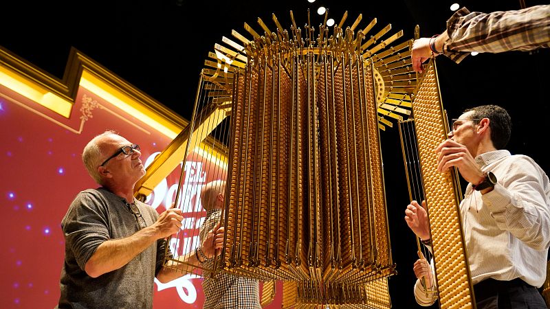 Bolas con los n�meros del sorteo