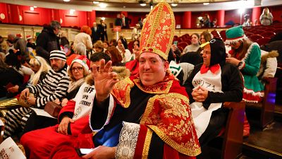 Las mejores im�genes del sorteo de la Loter�a de Navidad 2025