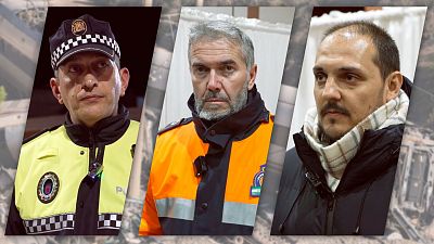 Juan Antonio Lanti, Sebasti�n Latorre y Rafael Moreno: tres rostros en primera linea ante la cat�strofe de Adamuz