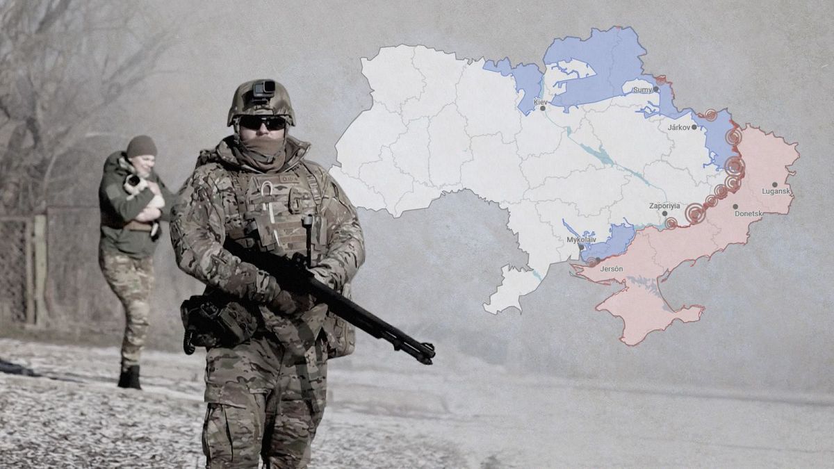 Cuarto aniversario de la guerra de Rusia contra Ucrania