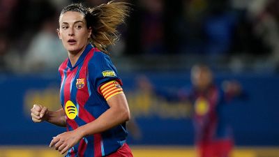 Un doblete goleador de Alexia Putellas mete al Bar�a en la final de la Copa de la Reina ante el Atl�tico.