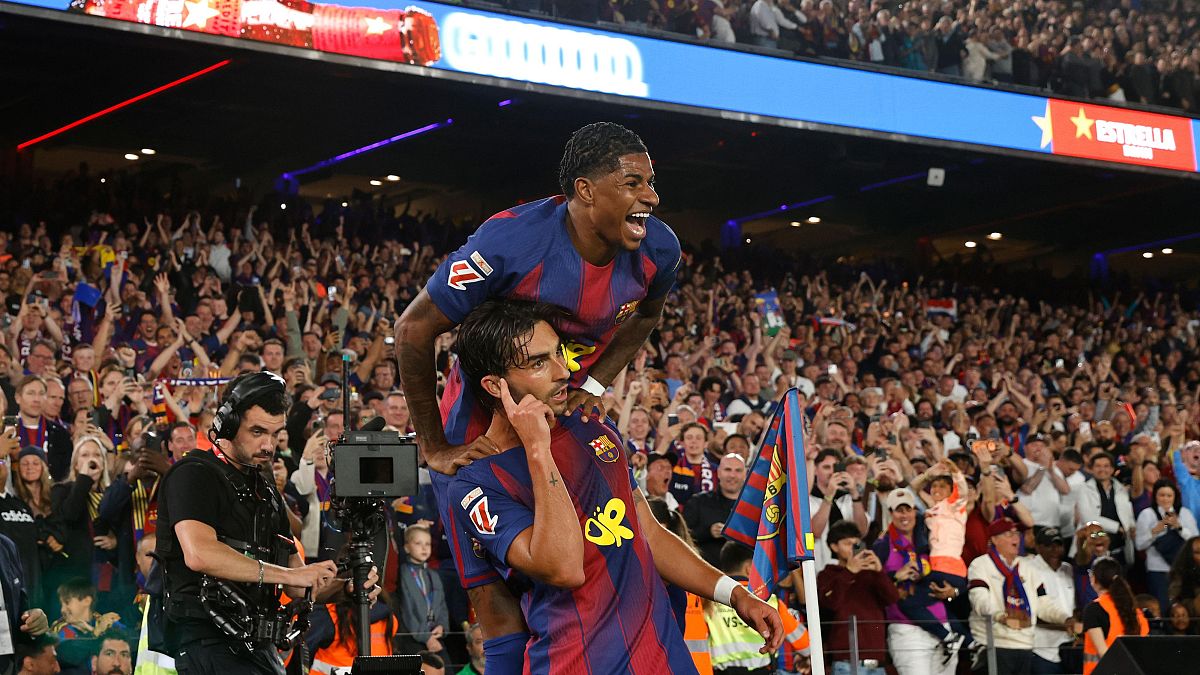 Ferran y Rashford han sido los autores de los goles de la noche en el Camp Nou.