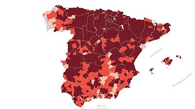 Mapa rojo calor