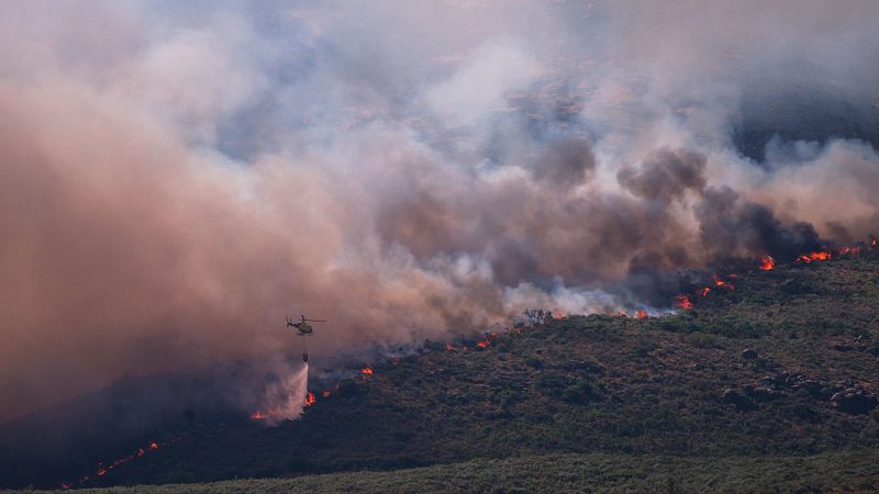 Incendio en Burgohondo, �vila