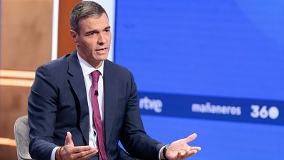 Pedro S�nchez, en la entrevista de TVE