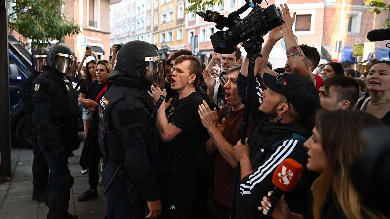 Enfrentamientos desahucio
