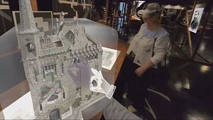 Els edificis in�dits de Gaud� prenen forma a l'Espai Imagina