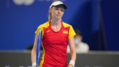 Cristina Bucsa, en la Billie Jean King Cup