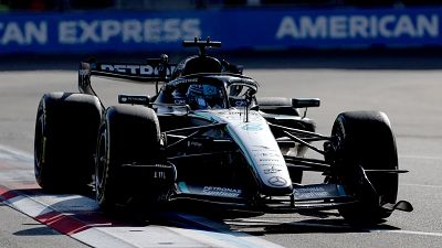 George Russell (Mercedes) en el GP de Azerbaiy�n 2026