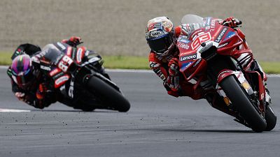 Marc M�rquez, a dos puntos de Jorge Mart�n en el Mundial de MotoGP