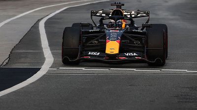 Max Verstappen en el GP de Bar�in en Malasia