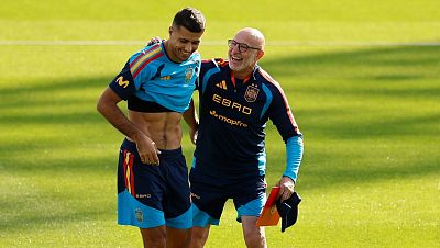 Luis de la Fuente, preparado para el Espa�a - Croacia de la Nations League
