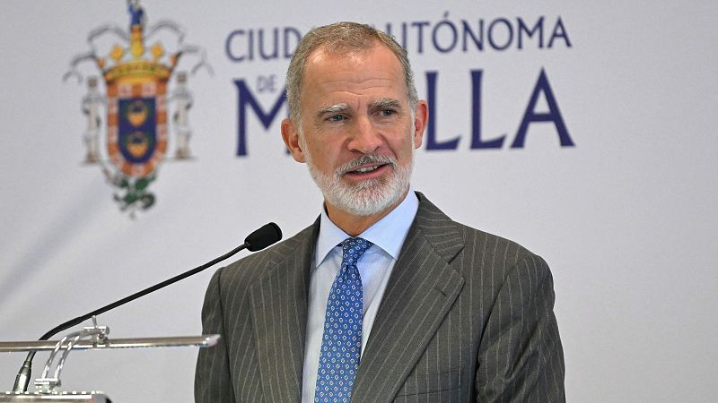 El rey habla ante la sociedad civil en Melilla