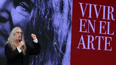 Patti Smith ya est� en Asturias donde este viernes recoger� el Princesa de Asturias de las Artes