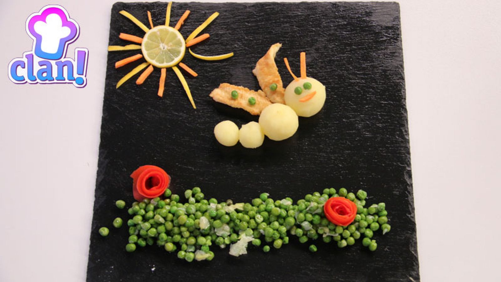 Receta - Mariposa de lenguado con rosa de tomate Receta - Mariposa de lenguado con rosa de tomate