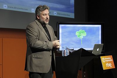 �lex Rovira en el encuentro RTVE