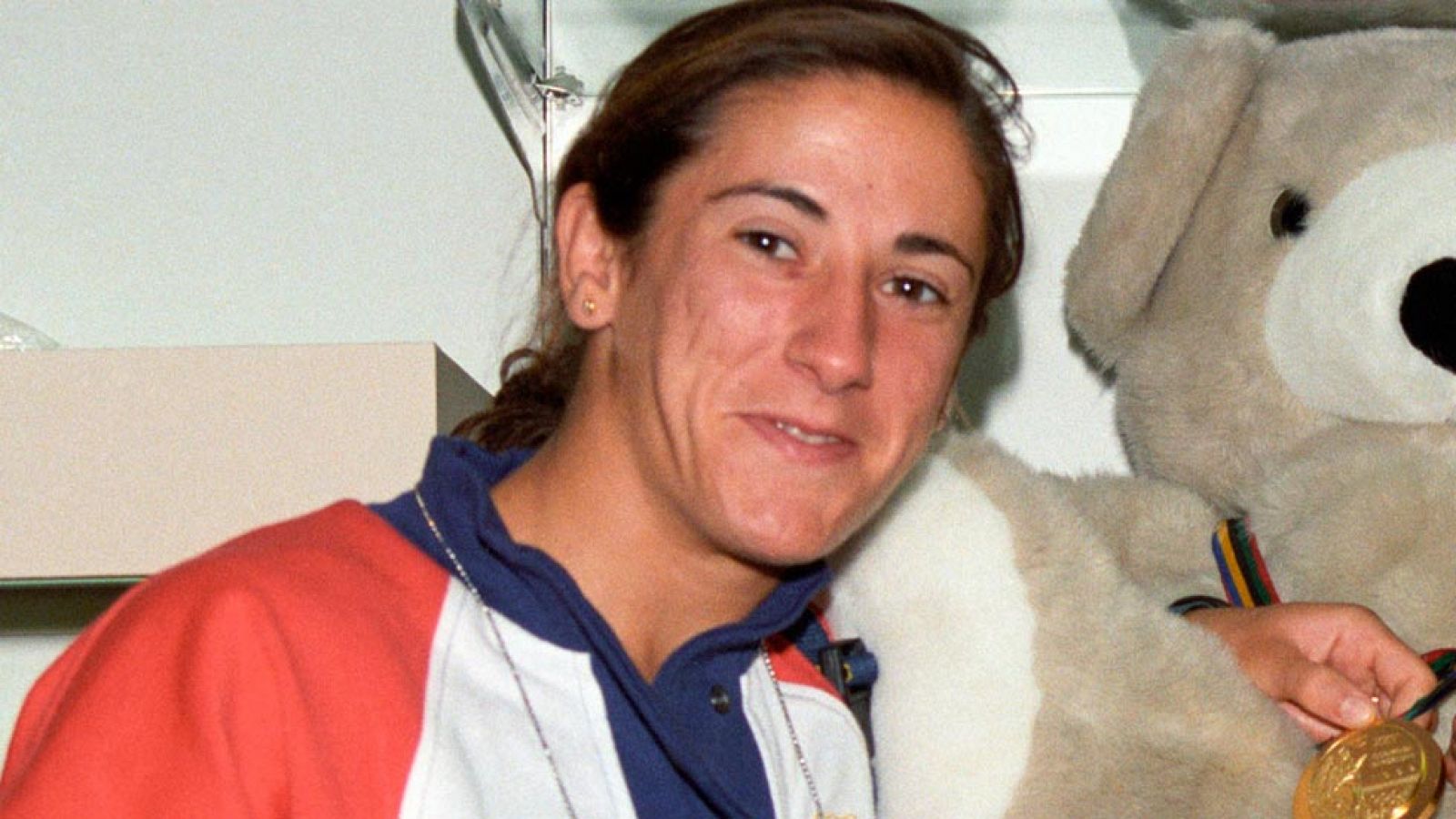 Almudena Mu�oz comenta su propio oro en judo