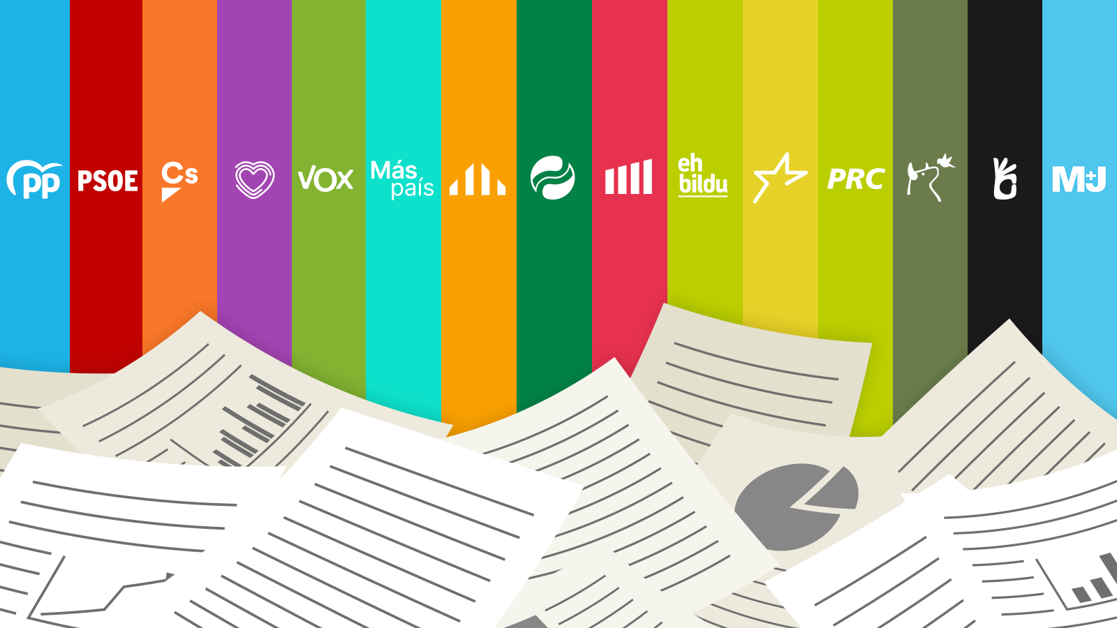 Comparador de programas interactivo  elige temas y partidos y mira qu� proponen