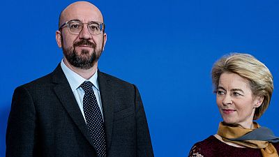 Charles Michel y Ursula von der Leyen, en Bruselas