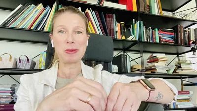 Saludo a Anne Igartiburu a la Asociaci�n de Veteranos RTVE