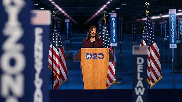 Kamala Harris hace historia en EE.UU. al aceptar oficialmente la nominacin demcrata a la Vicepresidencia